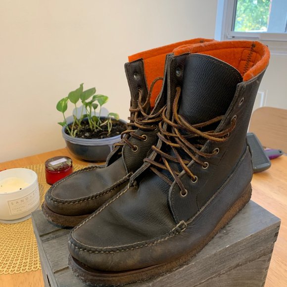 Ralph Lauren rustic leather handmade boots (MSRP 800) - Picture 3 of 3